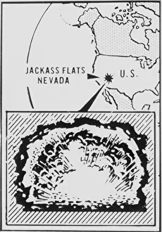 United States Nuclear Weapons Test Map