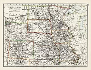 Earth Gallery: United States NW Central 1897