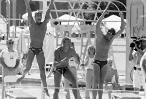 United States Swim Team Celebrates After Setting World Record