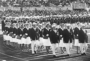 Opening Ceremonies Prints: United States Team at Olympic Opening