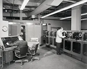 Instrument Panel Prints: Univac Remington Rand Computer and Operators