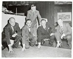 Robert C Prints: University of Illinois Coach and Team