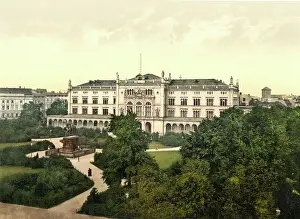 Educational Institution Prints: University and Royal Garden in Koenigsberg