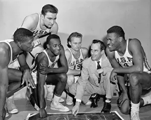 Bill Russell Prints: University of San Francisco Basketball Stars