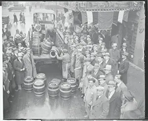 Unloading Beer at Restaurant