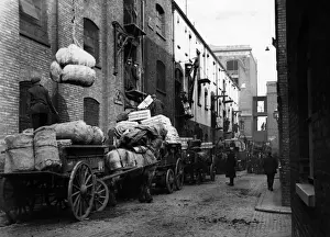 Unloading At Wharf