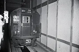 Unmanned Subway Train in Tunnel