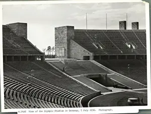 Desolate Prints: Unoccupied Grandstands in Stadium