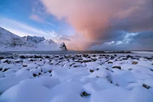 Images Dated 22nd February 2017: Unstad Beach, Lofoten Norway
