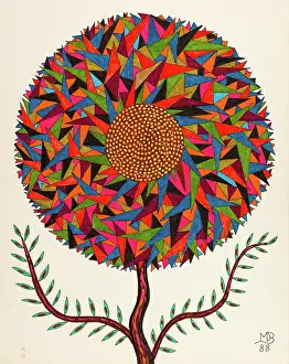 "Untitled, by Mario De Biasi, from the "Flowers" series, 1988, 20th Century, drawing"