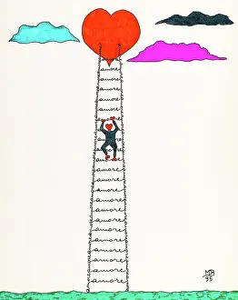 untitled mario biasi hearts series