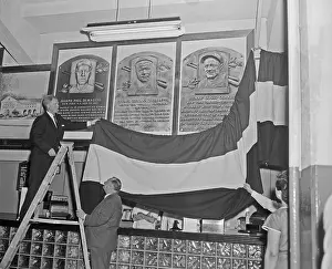 Unveiling of Yankee Plaques