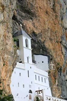 Cliff Gallery: Upper church of Ostrog Monastery, Montenegro