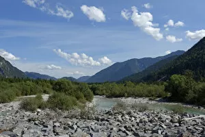 Images Dated 18th September 2014: Upper Isar River, at the sediment barrier, nature reserve, Isar valley, Tolzer Land