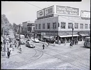 Everyday Scene Prints: Uptown Shopping District of Philadelphia