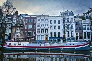 Images Dated 17th January 2014: An Urban Houseboat in Amsterdam