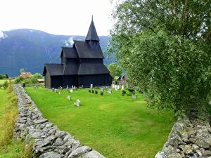 Images Dated 12th September 2012: Urnes Stave church, Norway (Unesco WHS)