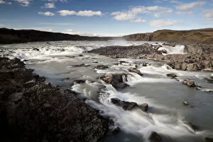 Urridafoss waterfall, Stokkseyri, South Iceland, Iceland, Europe