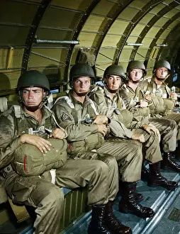 U.S. Army Airborne Paratroopers in C-47