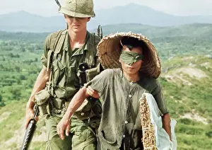 U.S. Cavalry Soldier Escorting Prisoner