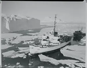 Coast Guard Prints: U.S. Coast Guard Ice Breaker in Arctic