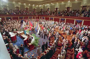 Patriot Prints: U.S. Congress Reciting the Pledge of Allegiance