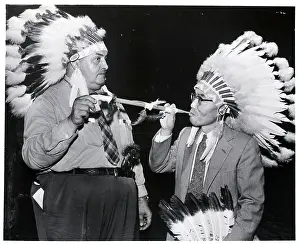 Cherokee Prints: Us-Japan Ambassador Pulls On Peace Pipe