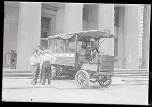 Mail Prints: U.S. mail truck delivering gold