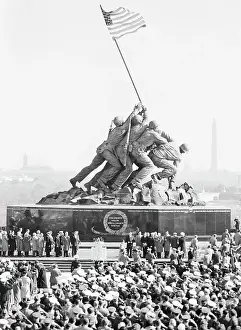 John H Prints: U.S. Marine Corps Memorial Statue Iwo Jima by Felix W. de Weldon