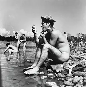U.S Soldier Shaves - North Burma