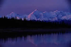 Interior Alaska Prints: USA, Alaska, Denali National Park, Alaskan Range