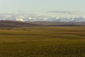 Brooks Range Prints: USA, Alaska, North Slope, Trans-Alaskan Pipeline and Brooks Range