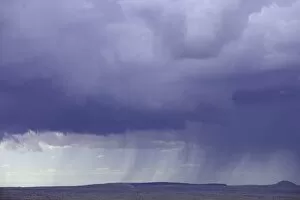 Images Dated 26th June 2006: USA, Arizona, rainstorm and cumulonimbus clouds over desert, autumn