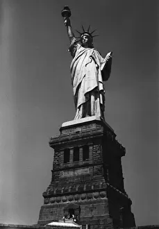 Liberty Island Prints: USA, New York State, New York City, Statue of Liberty