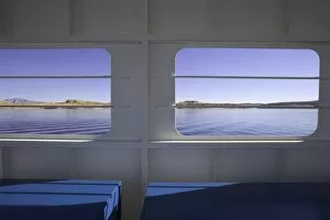 Utah Gallery: USA, Utah, Lake Powell, view from ferry window