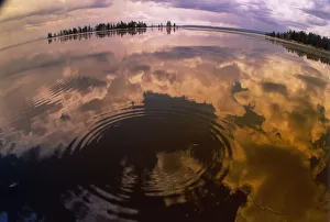 Local Landmark Gallery: USA, Wyoming, Yellowstone National Park, Yellowstone Lake (wide angle)