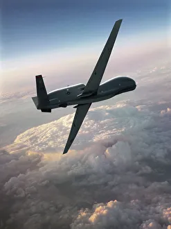 Images Dated 25th June 2012: USAF Northrop Grumman RQ-4B Global Hawk UAV