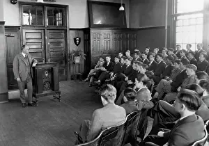 High School Prints: Use of Radio in Lecture Room of High School