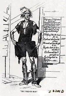 Song Prints: The Used-Up Man-Ridiculing The Gold Rush