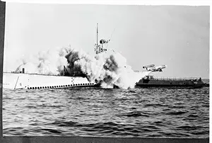 Loud Prints: The USS Carbonero Launching a Guided Missile in the Pacific