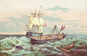 USS Constitution vs HMS Guerriere During the War of 1812 - 19th Century