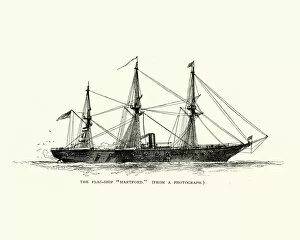 Images Dated 19th September 2017: USS Hartford (1858)