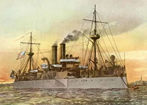 Images Dated 2nd May 2018: USS Maine From 1899