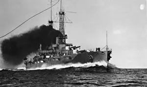 1920s Style Prints: USS New York Battleship