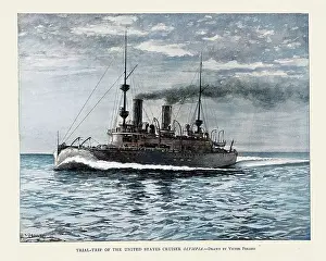 USS Olympia protected cruiser United States Navy warship, 1890s Miitary Naval History