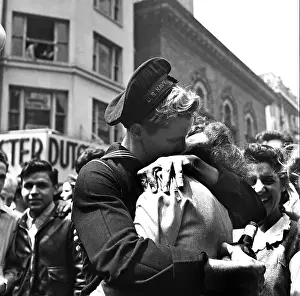 Kiss Prints: V-E Day In Times Square