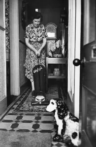 Ornament Prints: Vacuuming Hall