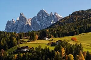 Images Dated 24th October 2015: Val di Funes, Trentino Alto Adige, Italy, Europe