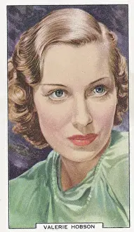 Valerie Hobson, My Favorite Part series, Collectible Tobacco Card, 1939