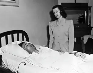 Hospital Bed Prints: Valerie Hogan at Ben Hogan's Bedside